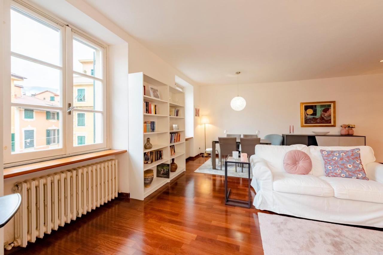 Cavour 9 Apartment 2B 2B 100Mq With Private Garage, In Center Of Rapallo, Wifi, Air Conditioned Exteriör bild